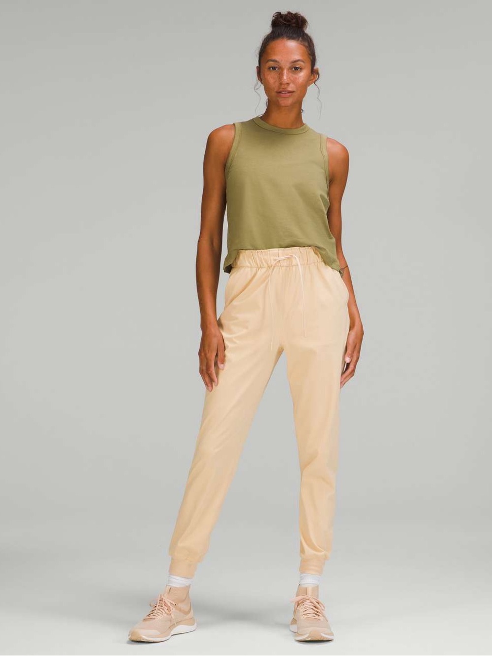 lululemon athletica Women's Light Beige Jogger Pants